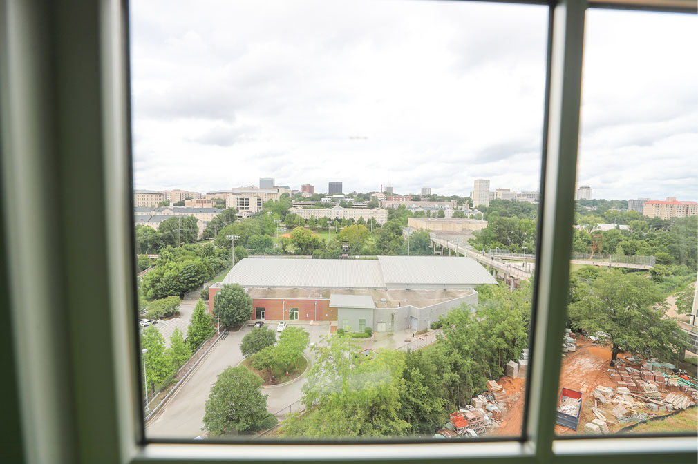 View overlooking the heart of the South Carolina Campus