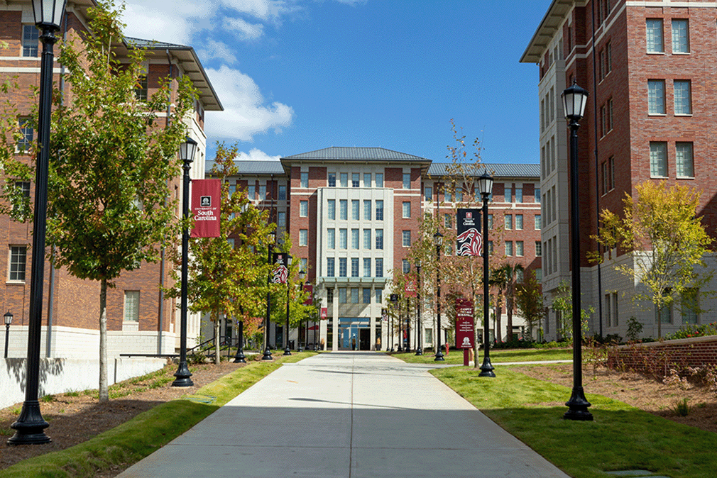 Exterior image of Campus Village Building 4
