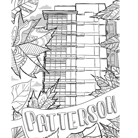 Patterson Hall Coloring Page