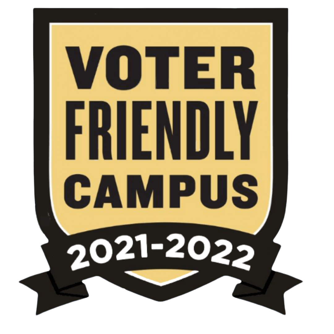 voter-friendly campus award graphic