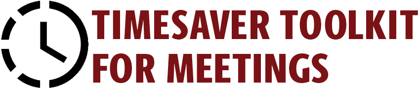Timesaver Toolkit for Meetings