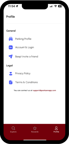 ParkUSC app screenshot