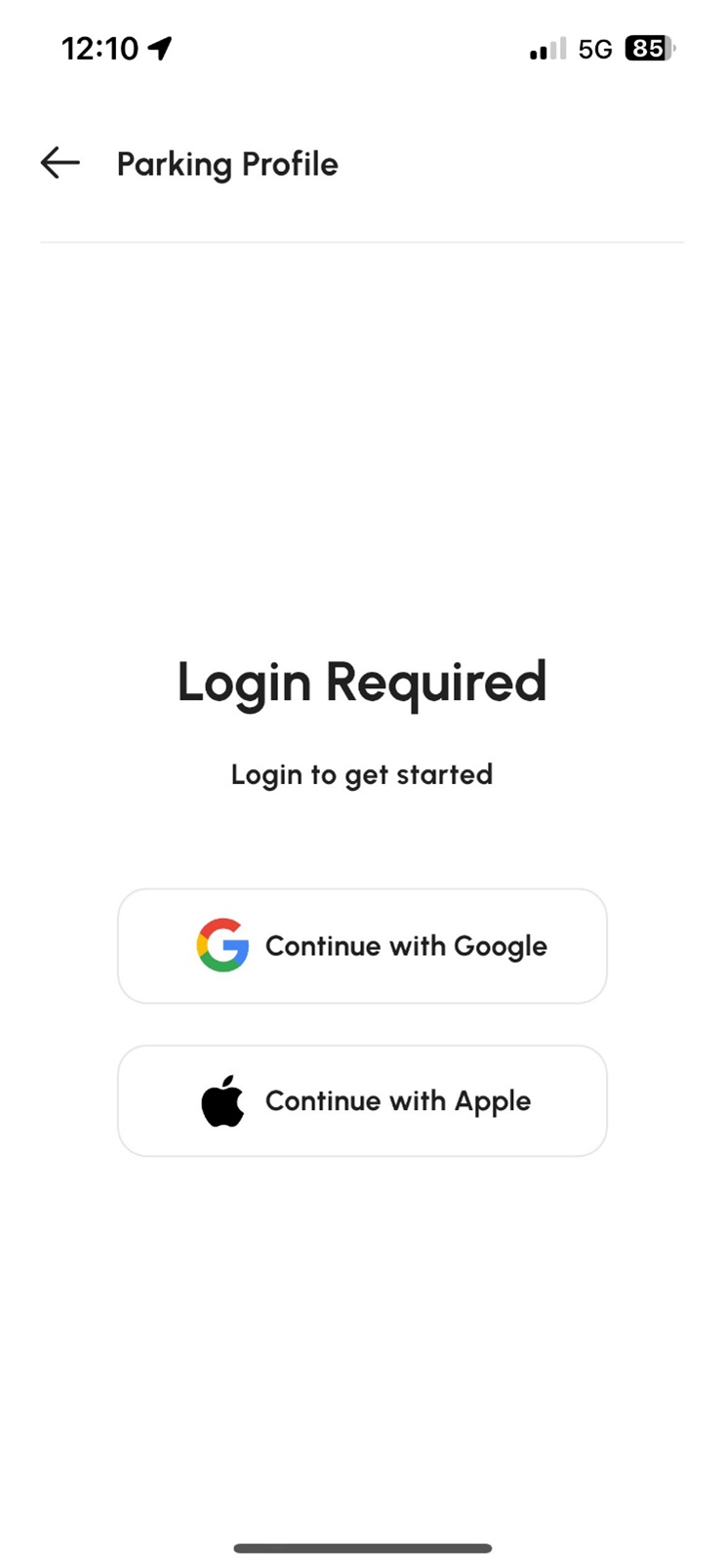 ParkUSC app screenshot