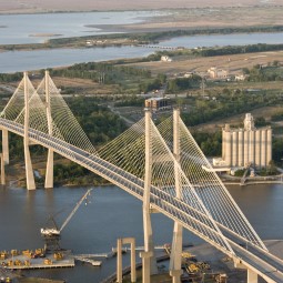 Photo of a bridge over the Savannah River
