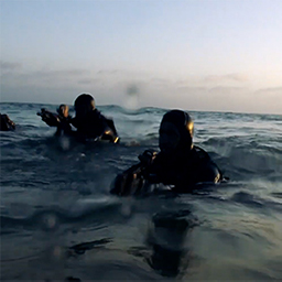 Navy Seals in water