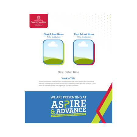 Aspire and Advance Two Presenter Template Icon