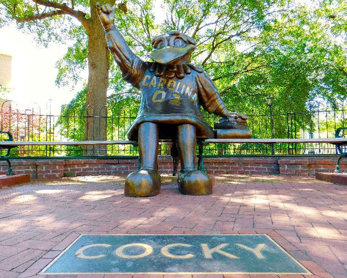 The cocky statue