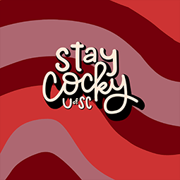 stay cocky with groovy background