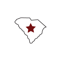 State icon with garnet star over Columbia