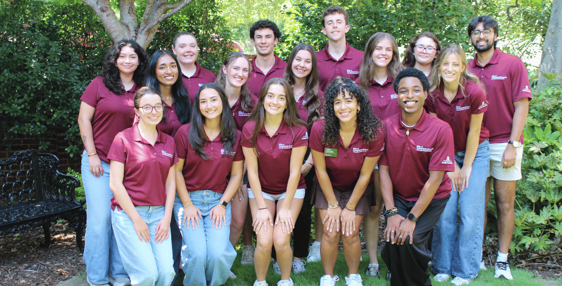 image depicts the 2025-2026 Undergraduate Research Ambassadors