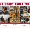 Library Annex building team members including Canty, Gandy, Rivera, Doyle and Sekula