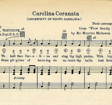 Sheet music for Carolina Coronata - University of South Carolina