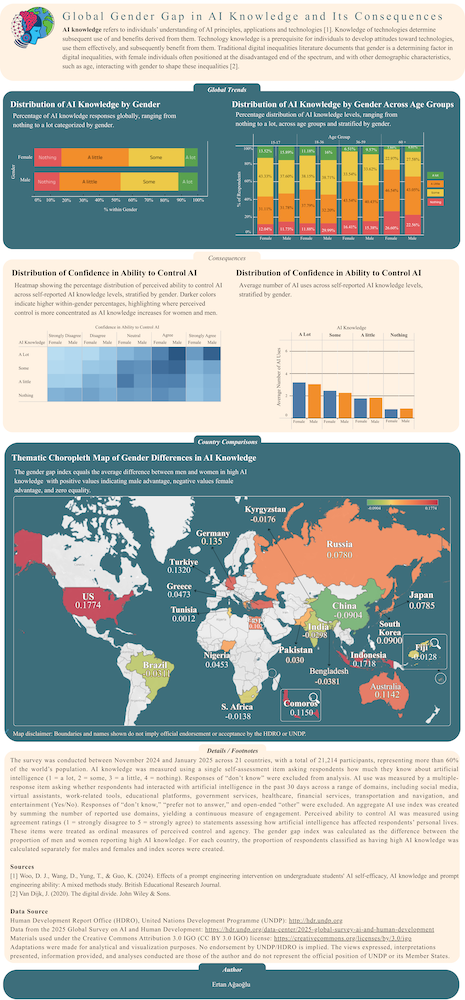 Ertan Ağaoğlu's project "The Global Gender Gap in AI Knowledge and Its Consequences” 