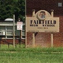 Fairfield High School sign outside the school