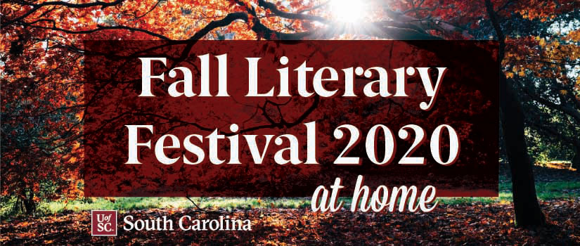 Fall foliage with banner for festival