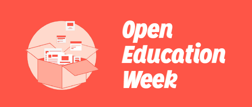 Open Education Week Header image with logo