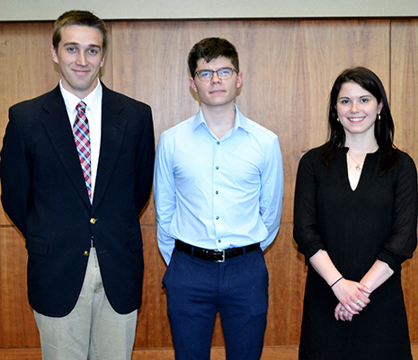 Undergraduate Research Award winners