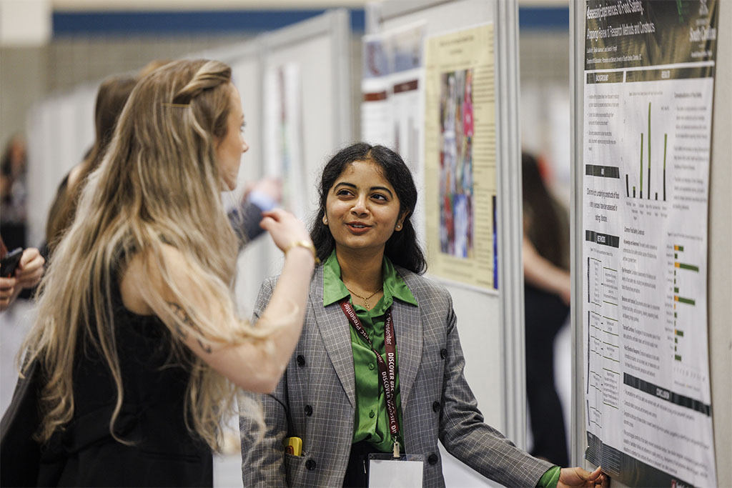 Discover USC 2024 boasted over 1,100 presentations across diverse research disciplines and levels of study, including medical scholars, undergraduate students, postdoctoral fellows and graduate students.  