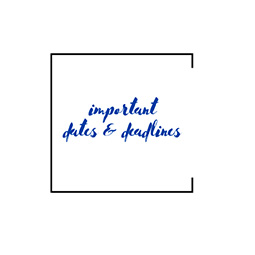 Dates and Deadlines Image