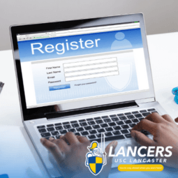 An individual registering online