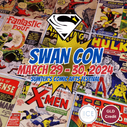 Swan Con Sumter's Comic Festival Logo