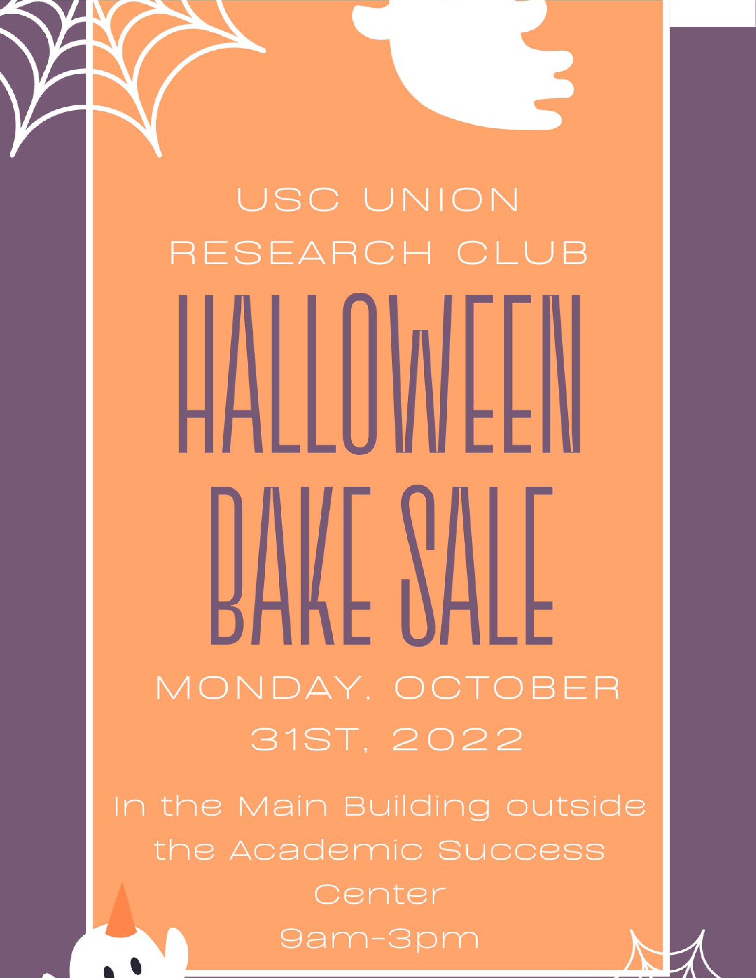 Halloween Bake Sale