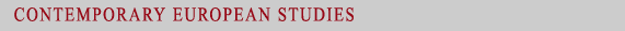 Contemporary European Studies
