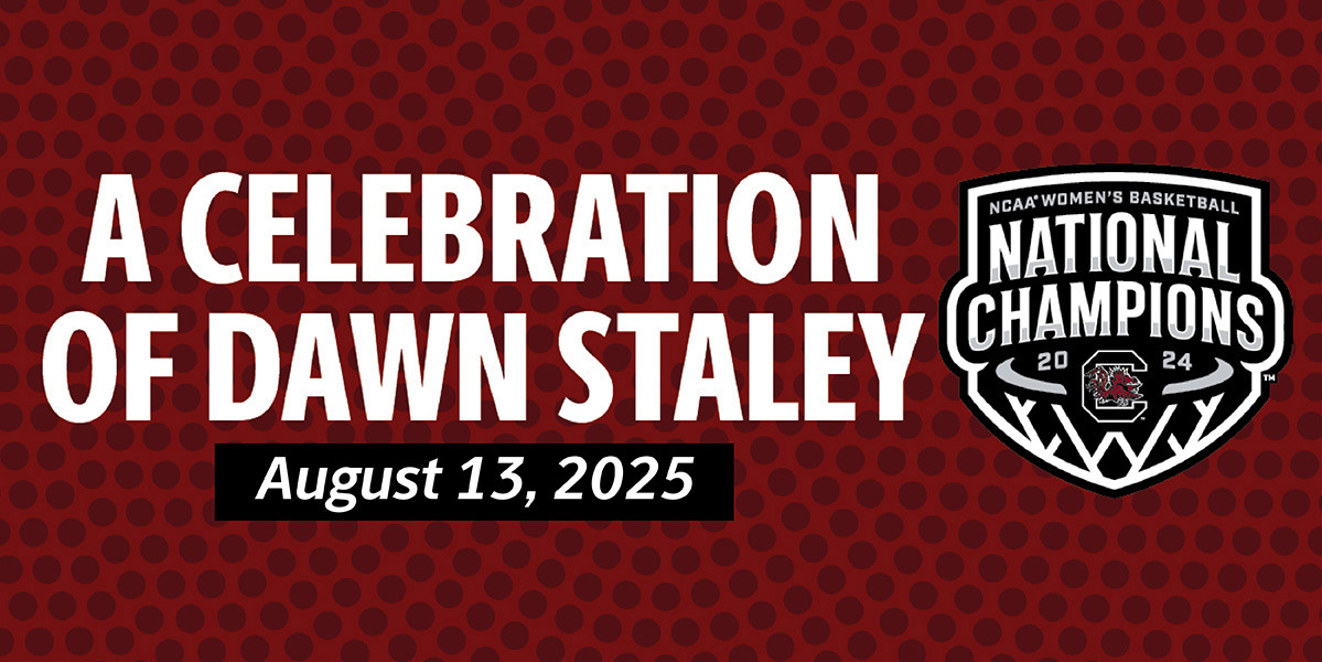A celebration of Dawn Staley August 13, 2024, coach of the 2024 college women's basketball national championship