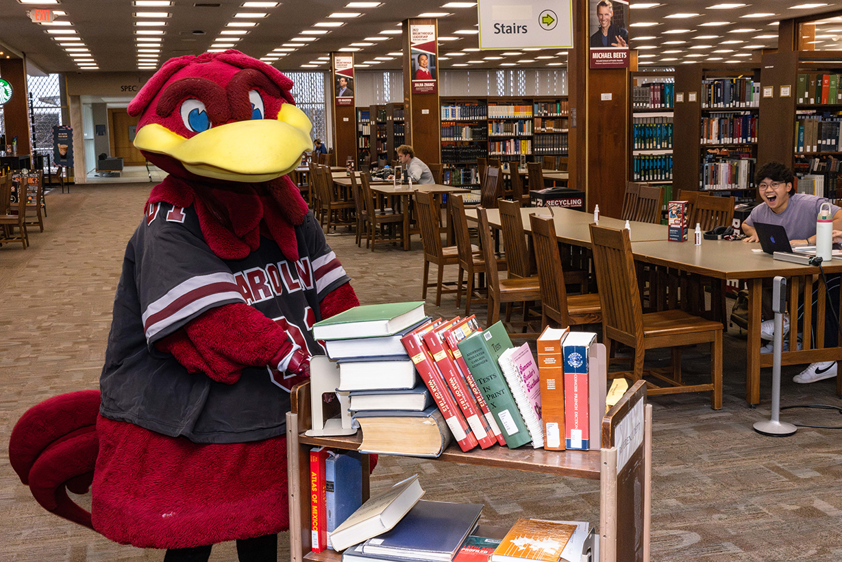 Cocky in the Library