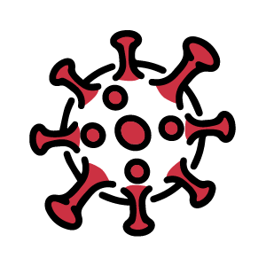 microscopic germ icon
