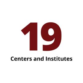 Infographic: 19 centers and institutes