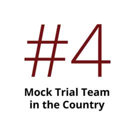 Infographic: #4 mock trial team in the country