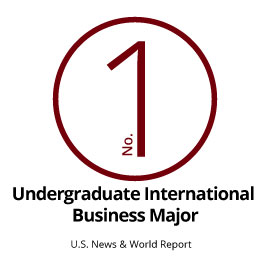 Infographic: No. 1 Undergraduate International Business Major (U.S. News & World Report)