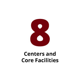 Infographic: 8 Centers and Core Facilities