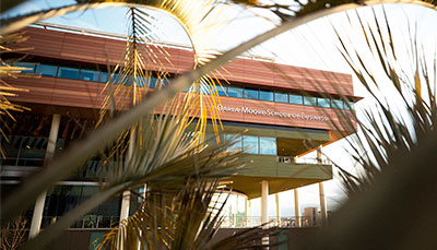Exterior view of the Darla Moore School of Business.