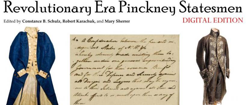 Outfits and writing from the Pinckney collection 