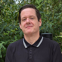 man with black shirt on