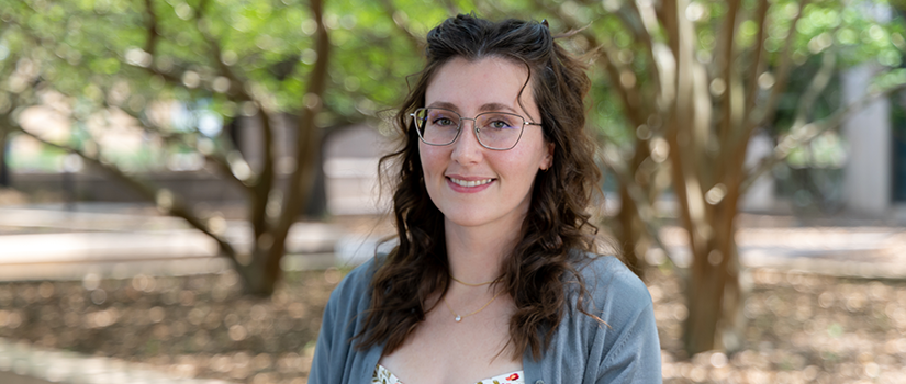 Alison Luscomb, senior instructor in the Department of Chemistry and Biochemistry, recognized with a McCausland College of Arts and Sciences teaching award.