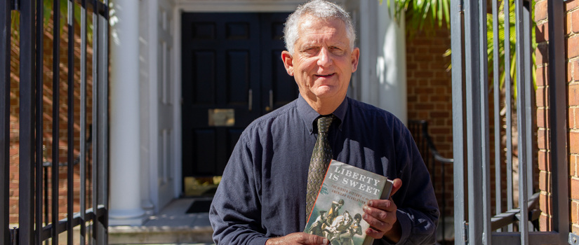 Woody Holton with book