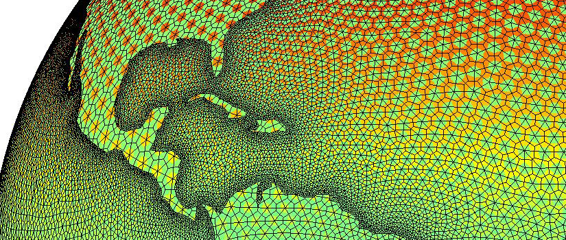 Voronoi Triangulation around continental coastlines