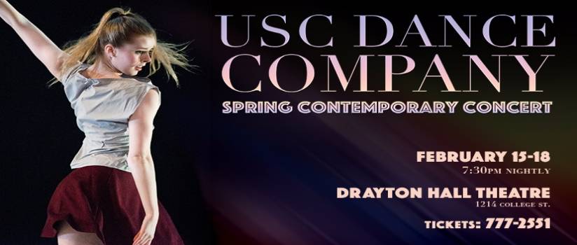 Poster for the USC Dance Company Spring Concert