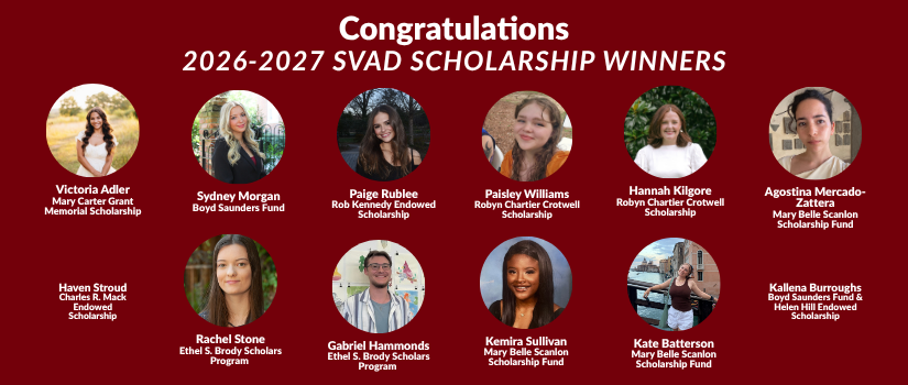 2026-2027 SVAD Scholarship Winners Headshots