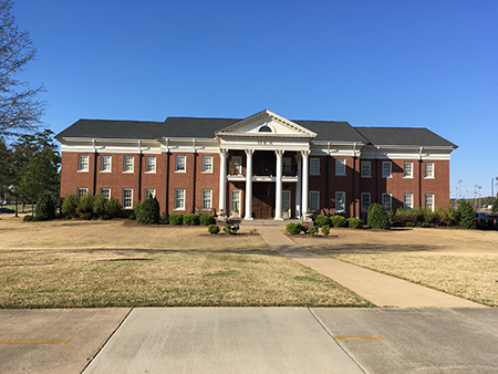 PiKappaAlpha House at the University of Alabama. A Fraternity House in the "Plantation Revival" style.