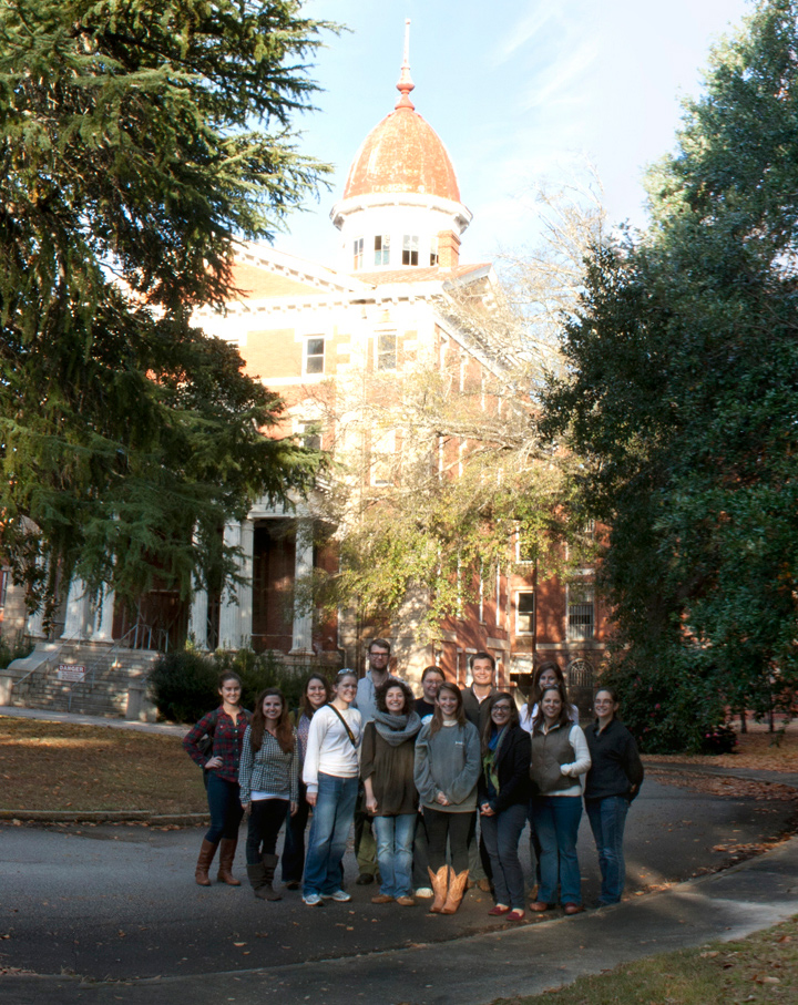 Dr. Brandt and her class in Fall 2012