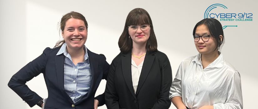Group photo of Wilhelmina Cuono, Hannah Illingworth, and Tammy Nguyen