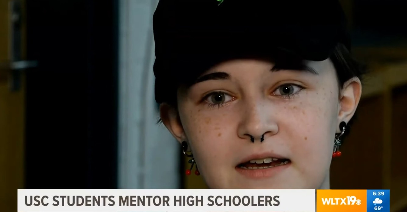 high school student in news article