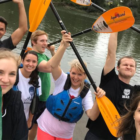 Richardson group goes kayaking