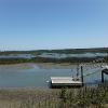 Sample collection site used for times series experiments on the tidal marsh behind Folly Island SC.