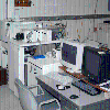 Finnigan TSQ:  This is a triple quadrupole mass spectrometer used primarily for GC-MS/MS in positive or negative ion mode for trace quantitation of organic molecules.  It can also be configured with an electrospray interface (Finnigan API-2 source) for LC-MS/MS analyses.  The instrument is PC controlled and runs under the ThermoFinnigan Excaliber software environment.