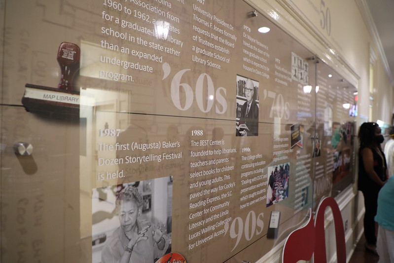 A permanent display is installed in Davis College featuring highlights of the iSchool's history.